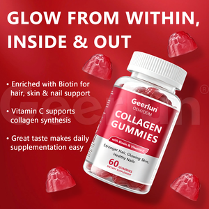 Suplemento de Belleza Personalizado de Venta Caliente con Multivitaminas y Biotina que Promueve un Cabello Fuerte, una Piel Suave y Gomitas de Colágeno - Product Image 3