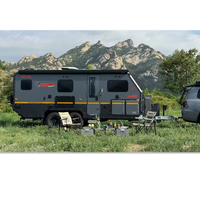 QC Wholesale Modular Road Van Camper Motorhome Travel Trailer Bathroom Camping Stainless Steel Kitchen Heavy Duty Suspension