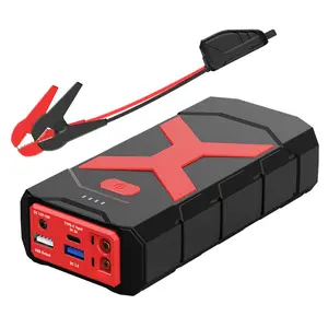 Powkey fabrika doğrudan araba güç jumpstarter 20000mah 2000A powerbank şarj istasyonu