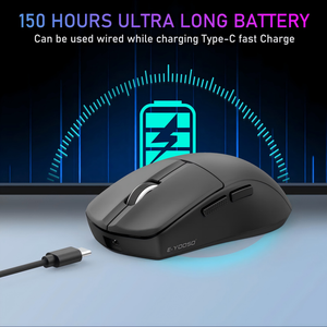 Chuột chơi game không dây 26000 DPI E-YOOSO giá rẻ nhất, hỗ trợ số lượng đặt hàng tối thiểu thấp, OEM ODM, 5 nút lập trình, chuột chơi game quang học - Product Image 5