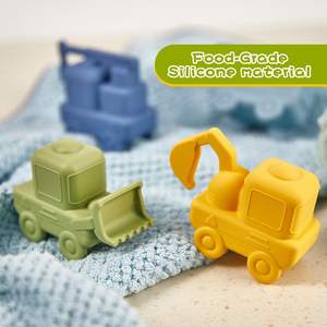 Jouets de plage pour enfants, design véhicule, jouet de bain, jouets de plage en silicone 2025 pour enfants - Product Image 4