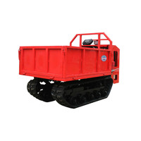 CNMC Raupendumper mit Hoher Ladekapazität, Gummiketten-Träger, Hydraulischer Mini-Dumper für Landwirtschaft, Bergbau und Baustellen