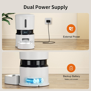 Comedero Inteligente para Mascotas con Batería, Tazón de Comida para Gatos de 4L, Dispensador de Comida para Mascotas Ecológico con Temporizador y Pantalla Táctil - Product Image 2