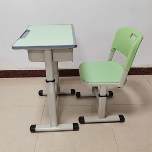 Factory Wholesale School Furniture <strong>Supplier</strong> Adjustable School Furniture <strong>Student</strong> Desk and Chair Set - Product Image 1