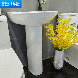 BESTME En Céramique armoire De Toilette lavabo Bassin - Product Image 5