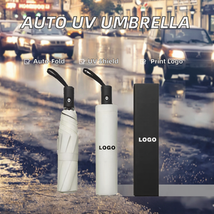 Custom Printed Automatic 3-Fold <strong>Umbrella</strong> with UV Protection Modern &amp; Classic Design <strong>Manual</strong> <strong>Opening</strong>-for Cars - Product Image 2