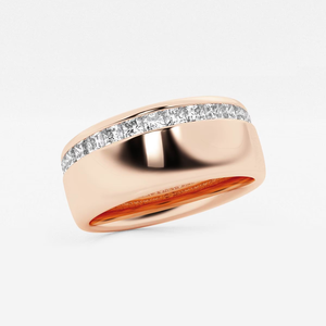 Elegante Anillo de Diamantes Cultivados en Laboratorio, Corte Princesa, 1.50 Quilates de Peso Total, en Oro Blanco, Amarillo o Rosa de 14K o 18K, Anillo de Moda para Mujer - Product Image 2