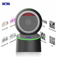 Escáner de Códigos de Barras y Códigos QR 2D de Escritorio, Manos Libres, para Comercios y Supermercados, Compatible con Códigos Dañados o con Fallos