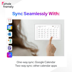 Organizador Electrónico Whale Framely <span class=keywords><strong>App</strong></span> para <span class=keywords><strong>Agenda</strong></span> Mensual/Semanal/Diaria, Horarios Familiares, Marco de Fotos, <span class=keywords><strong>Calendario</strong></span> Digital de 10.1 Pulgadas - Product Image 3