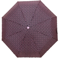 YS-3165 Parapluie de voyage pliant en 3 sections, classique, à ouverture et fermeture automatiques, avec tube en fer, fourni par l'usine, impression personnalisée, promotion publicitaire