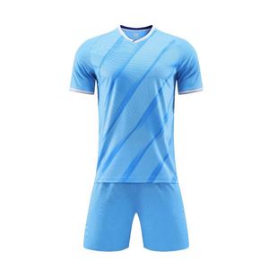 SM Factory Vente en Gros Nouveau Style 2026 Maillot de Foot Sublimation 100% Polyester Pas Cher Haute Qualité Bleu Clair Tenue d'Entraînement - Product Image 1