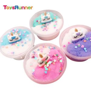 Produit phare 2020 : Slime nuage anti-stress, pâte colorée, purée de soie, purée de licorne, purée de fil - Product Image 6