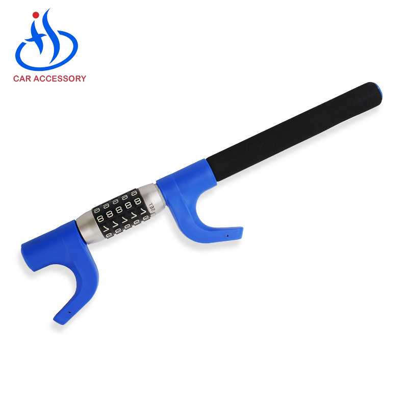 Jwell HS005 Heavy Duty Universal 5-Digit Password Steering Wheel Lock - Hongseen Security