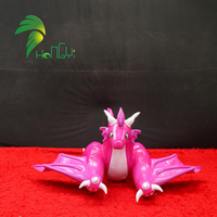 Jouet gonflable personnalisé Hongyi, dragon rose de dessin animé