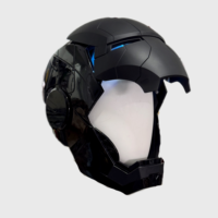 Casque intelligent portable MK5 avec commande vocale, commande tactile, télécommande et effets sonores de déformation synchronisés