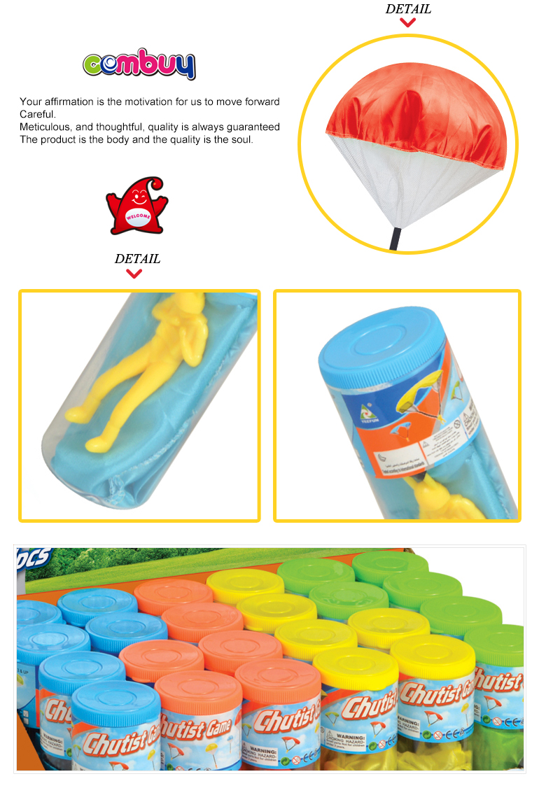 Sport chutist game set 24pcs kids mini toy parachute