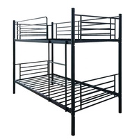 Lit superposé en acier moderne, durable, portable et réglable, séparable en lit double, pour hôtel, hôpital, salon, école, dortoir