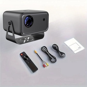 Mini Proyector V60 para Cine en Casa Inteligente, 1080P Alta Definición, Android 11, LED DLP, Enfoque Trapezoidal, 300 Lúmenes, Portátil, 4K - Product Image 4