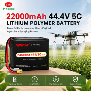 Batterie de drone légère à prix de gros 12S 22000mAh 44.4V Lipo 5C pour quadricoptère - Product Image 1