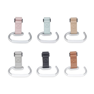 Crochet de poussette robuste de type E, accessoires universels pour poussette de bébé, crochet antidérapant pour poussette, rotation à 360 degrés pour sac à couches - Product Image 1