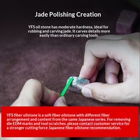 YFS Piedra de pulido de fibra de vidrio D3mm, varilla redonda para pulido de jade/jadeíta, herramienta de bricolaje para manualidades, China OBM Personalizado H846409
