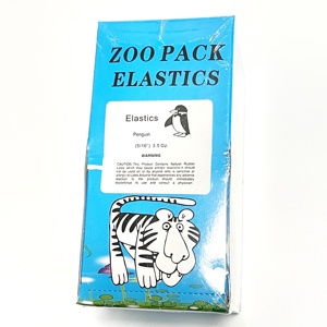 HRRS Dental Penguin 5/16" 3.5OZ Bande élastique en latex légère avec anneau en O pour <span class=keywords><strong>orthodontie</strong></span> (5000 pièces/boîte) - Product Image 1