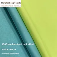 Tissu en Soie de Lait 100% Polyester Imprimé, Doublure Tricotée Haut de Gamme, Double Face Anti-Boulochage 50D pour Hauts d'Enfants Filles