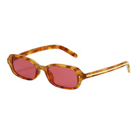 Lunettes de soleil rectangulaires 2026 pour femmes, monture petite tendance, lunettes de soleil rétro léopard punk pour hommes, protection UV extérieure
