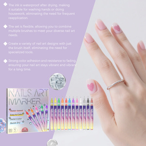 12 Colores <span class=keywords><strong>de</strong></span> Rotuladores <span class=keywords><strong>para</strong></span> Decoración <span class=keywords><strong>de</strong></span> <span class=keywords><strong>Uñas</strong></span>, Marcadores <span class=keywords><strong>para</strong></span> <span class=keywords><strong>Pintar</strong></span> y Dibujar <span class=keywords><strong>Uñas</strong></span>, Resistentes al Agua, <span class=keywords><strong>para</strong></span> Manualidades y Graffiti en <span class=keywords><strong>Uñas</strong></span> <span class=keywords><strong>para</strong></span> <span class=keywords><strong>Niñas</strong></span> - Product Image 2