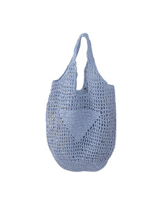 <span class=keywords><strong>Sac</strong></span> à bandoulière Triangle Mark en raphia tressé écologique avec motif personnages, <span class=keywords><strong>sac</strong></span> de plage tendance à poignée souple et fermeture ouverte en nylon - Product Image 6