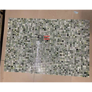 Mosaico Waterjet <span class=keywords><strong>de</strong></span> mármol verde Original, decoración <span class=keywords><strong>de</strong></span> cocina, Color, diseño precioso, azulejo <span class=keywords><strong>de</strong></span> mosaico <span class=keywords><strong>de</strong></span> piedra Natural - Product Image 4