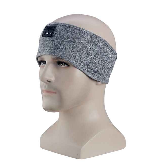 Wireless Running Headband Earphone Soft Washable Music Sport Headset Yoga Hands Free Headphone Speakers