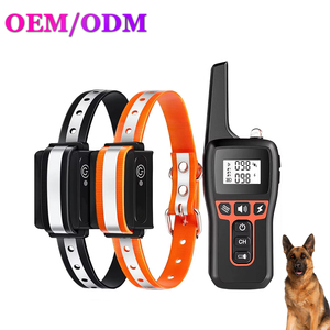 Collare per Cani Ricaricabile con Telecomando 3300FT, Impermeabile IP67, in Plastica Ecologica, Antiabbaio, per Cani di Taglia Grande/Media/Piccola, 2 Cani, 4 Programmi di Addestramento - Product Image 1