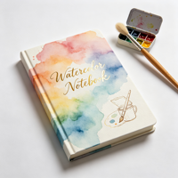 Kit de journalisation esthétique avec fil à coudre, logo personnalisé, couverture rigide, autocollants, fournitures de journal, carnets de notes pour filles, vente en gros