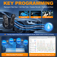XTOOL D9S EU Bidireccional Obd Scanner strumenti diagnostici per auto, macchina per la programmazione di chiavi Xtool macchina diagnostica per tutte le auto