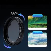 Polariseur magnétique pour téléphone portable Spot CPL 52MM, revêtement optique polarisant, filtre de prise de vue HD pliable