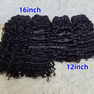 Fornitori all'ingrosso di capelli vergini peruviani: Fasci di capelli grezzi ricci e biondi, trama di capelli umani da 1 pollice - Product Image 4