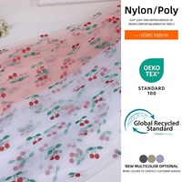 Tissu en maille de dentelle 100 % polyester ultra-fin 20D rose respirant 38 g/m² pour entoilage ou emballage floral, tissu en tulle doux comme de la soie