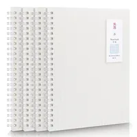 Carnet de notes A4 personnalisable de qualité supérieure avec pochette, 60 feuilles, idéal pour les réunions d'affaires, la planification et comme cadeau