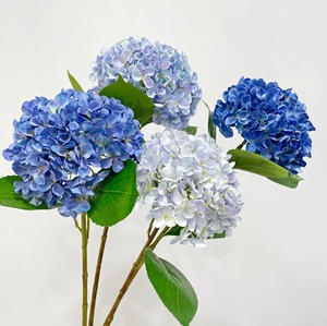 ดอกไฮเดรนเยียผ้าไหมเทียม YOPIN-3501 สัมผัสเหมือนจริง สำหรับตกแต่งงานแต่งงาน - Product Image 4