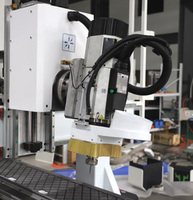 Grande machine de routeur CNC ATC à vendre Découpe de panneaux composites en aluminium avec moteur de pompe à engrenages Syntec Richauto PLC