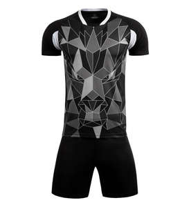 Seragam sepak bola pria, baju sepak bola anak bernafas, cepat kering dan bercetak Logo murah dipersonalisasi - Product Image 3