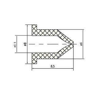 Contrôle De flux Gonflable Clapet anti-retour En Caoutchouc <span class=keywords><strong>Petite</strong></span> <span class=keywords><strong>Valve</strong></span> à bec de Canard <span class=keywords><strong>Valve</strong></span> à bec de Canard En Silicone - Product Image 4