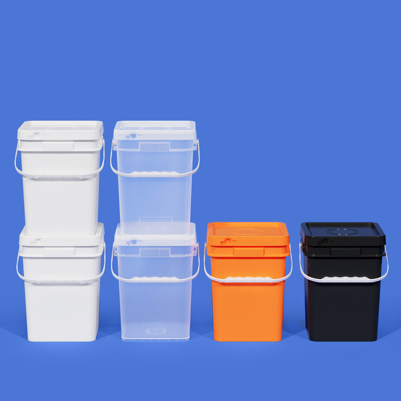 Premium Square Plastic Bucket with Effortless