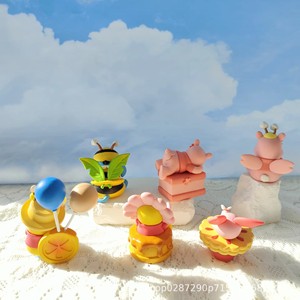 Set di 6 Ornamenti Alimentari in PVC <span class=keywords><strong>Winnie</strong></span> <span class=keywords><strong>Pooh</strong></span>, Serie Dolce, Giocattoli di Tendenza, Personaggi Orso Poo, Regali Famosi su Internet, Figurine Fai-da-Te - Product Image 2