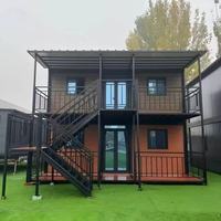 Maison conteneur extensible de luxe, villa portable, hôtel mobile, maison modulaire préfabriquée en acier