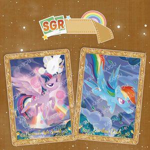 My Lit Ponys Moon Huiyue Pack Décima <span class=keywords><strong>Amistad</strong></span> Princesa Eterna Anime Juego de Cartas Coleccionables CCG Lindo Personaje de Dibujos Animados - Product Image 5