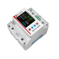 Contactor de fugas a tierra 2P 100A, medidor de energía, temporizador, disyuntores de CA monofásicos, Wifi, soporte para el Hogar Inteligente