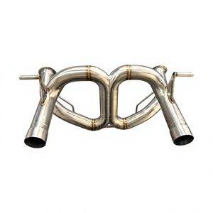 Vortex SS304 Stainless High Flow Axle <b>Back</b> Exhaust Pipe For Lamborghini Aventador SVJ Supercar Performance Sound Upgrade - Product Image 1