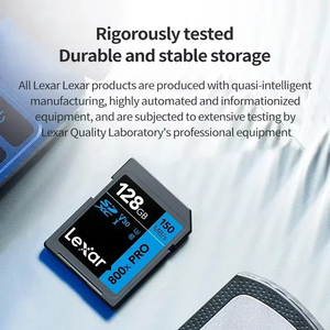 <span class=keywords><strong>Carte</strong></span> SD Lexar Professional 800x Pro UHS-I d'origine 32 Go 64 Go 128 Go 256 Go <span class=keywords><strong>Carte</strong></span> <span class=keywords><strong>mémoire</strong></span> haute vitesse <span class=keywords><strong>pour</strong></span> <span class=keywords><strong>appareil</strong></span> <span class=keywords><strong>photo</strong></span> reflex numérique - Product Image 4